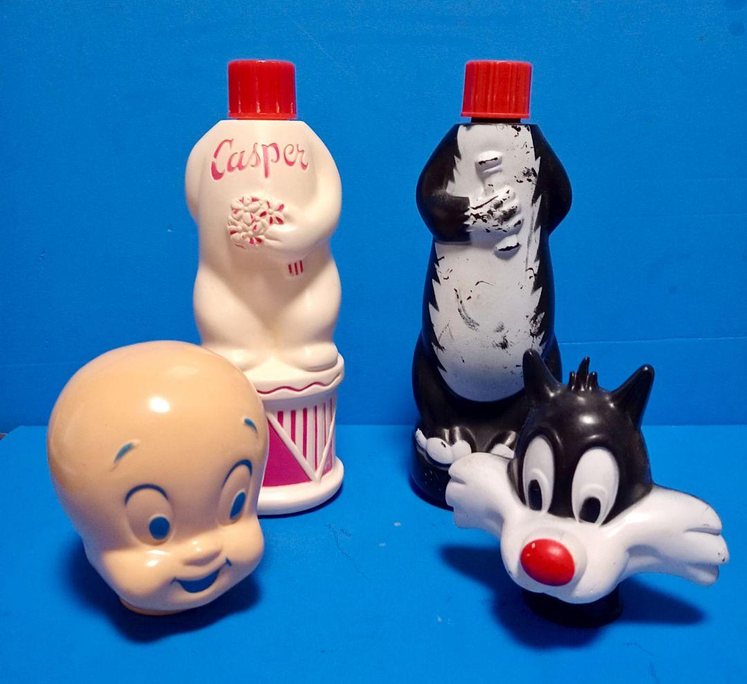 1960 ビンテージsoakyソーキーソープボトル×２ キャスパー、シルベスター