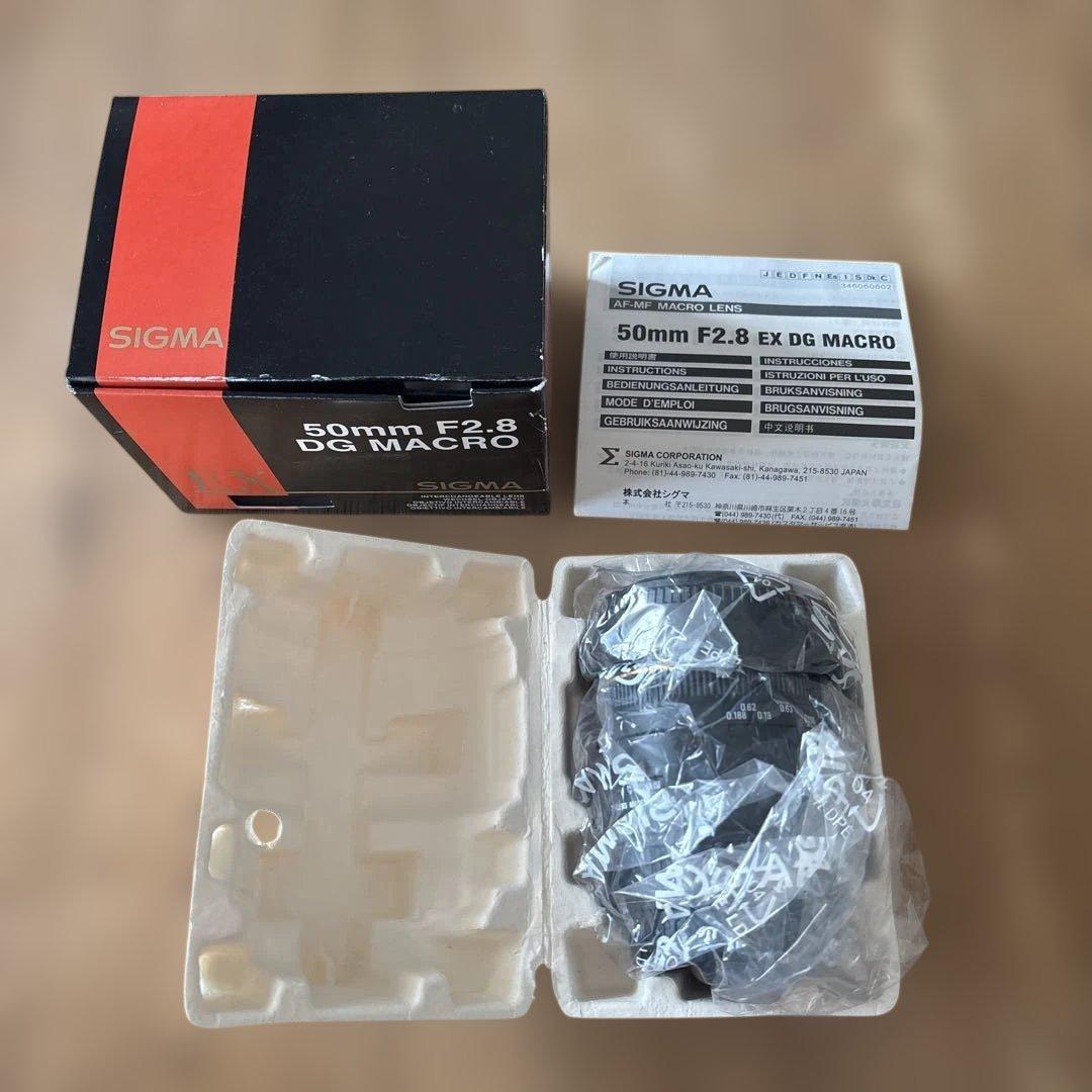 SIGMA 50mm F2.8 EX DG MACRO（中古）