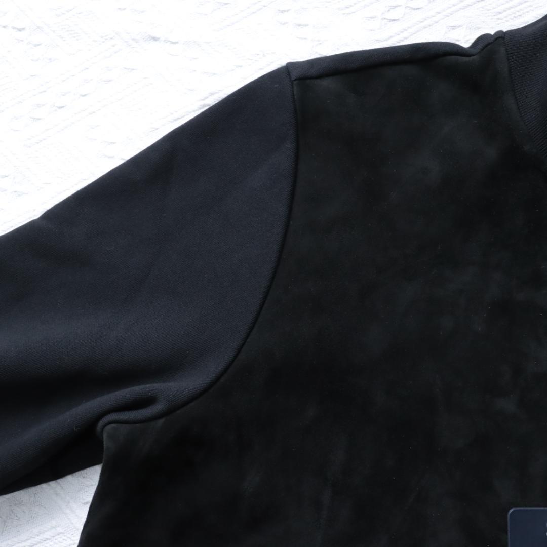 新品タグ付き！ HERNO レザー切替ジャケット　異素材ドッキング　ハイブリッド