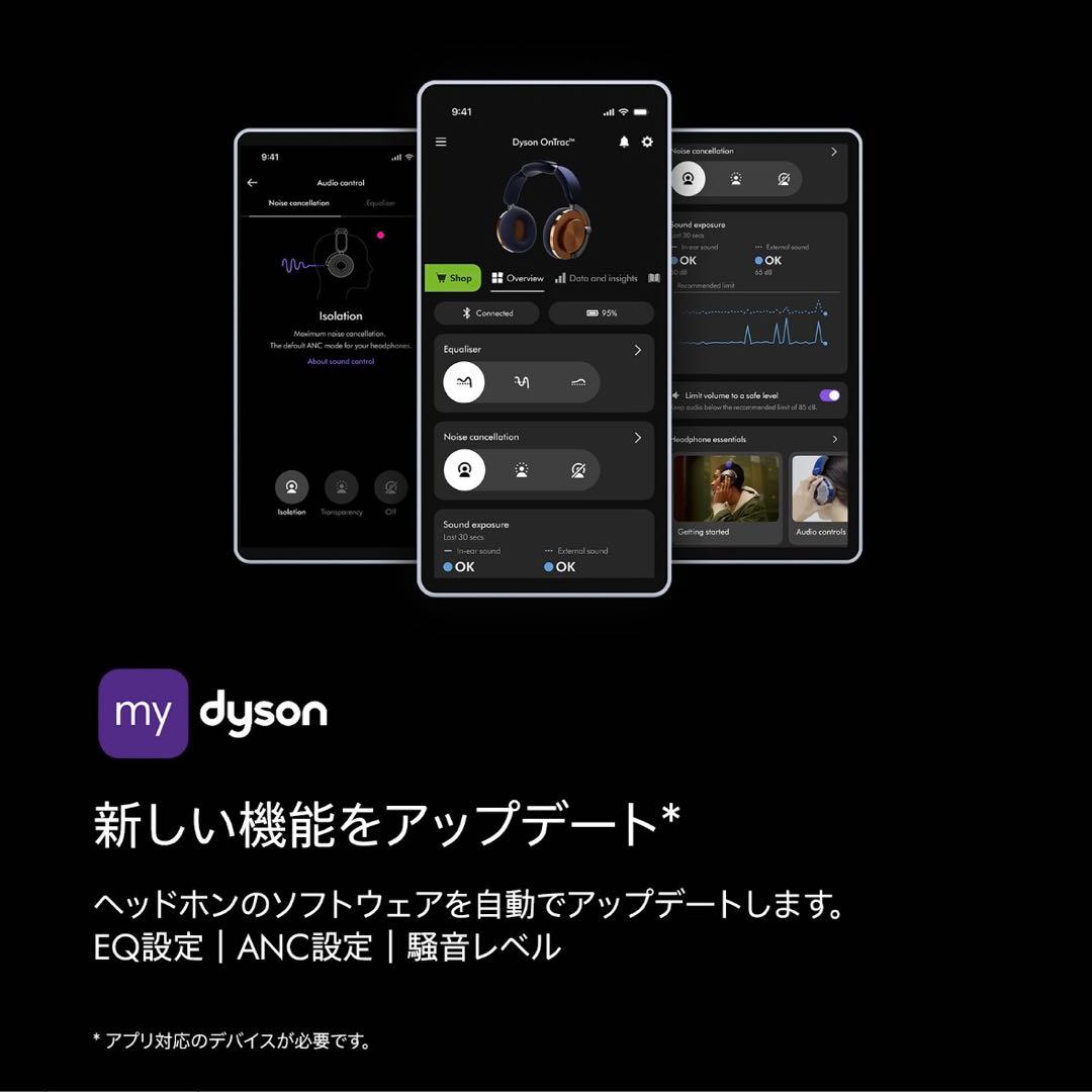 【新品/未使用】ダイソン dyson OnTrac ヘッドホン WP02