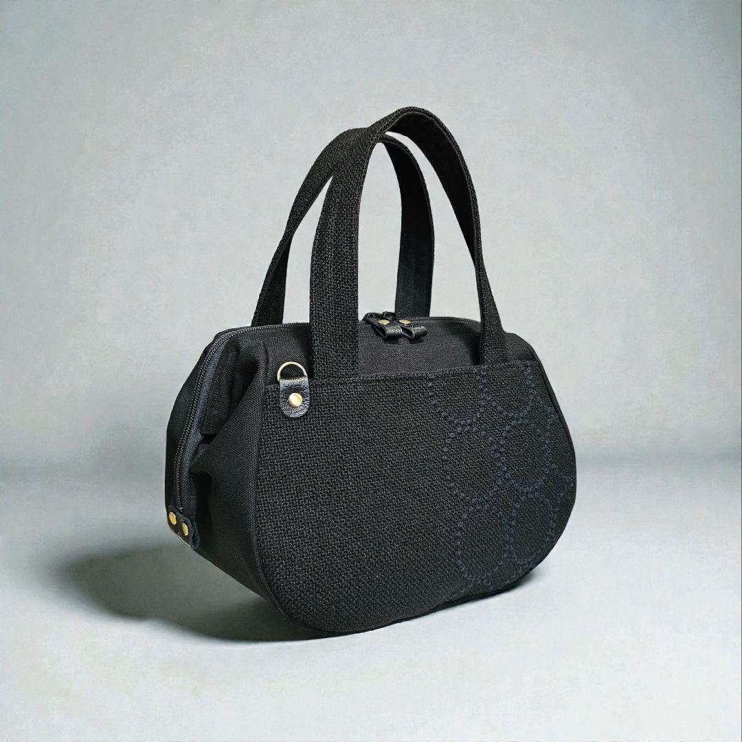 ぽってりボストンL ミナペルホネン×クヴァドラ タンバリンハリンダル 限定出品