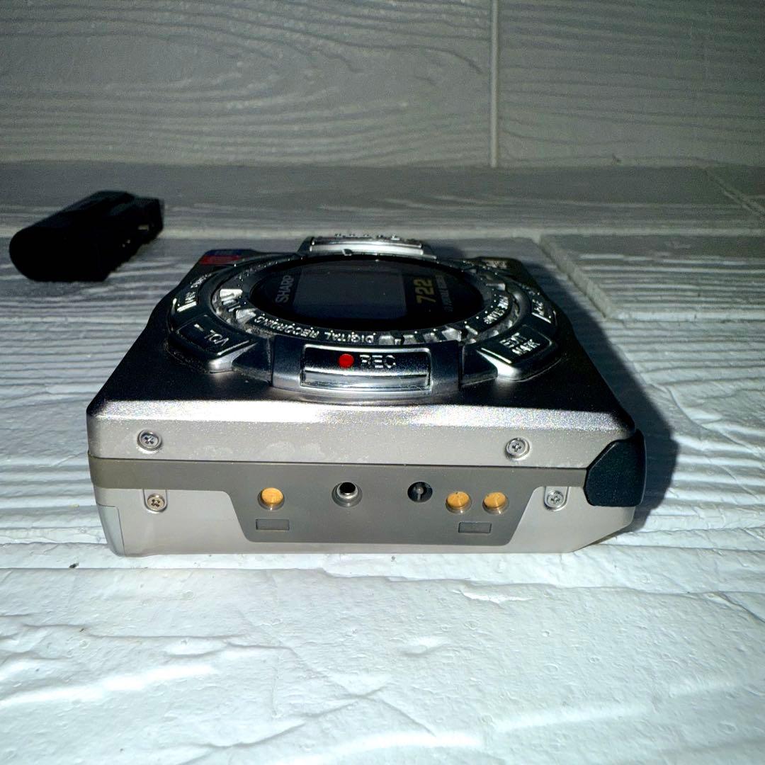 【動作品】SHARP MD-MS722-S 付属品純正イヤホン付