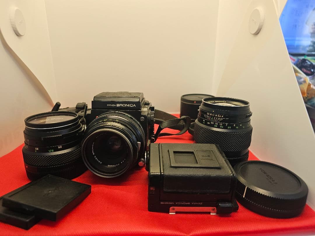 Zenza Bronica 中判カメラ レンズ3本付き