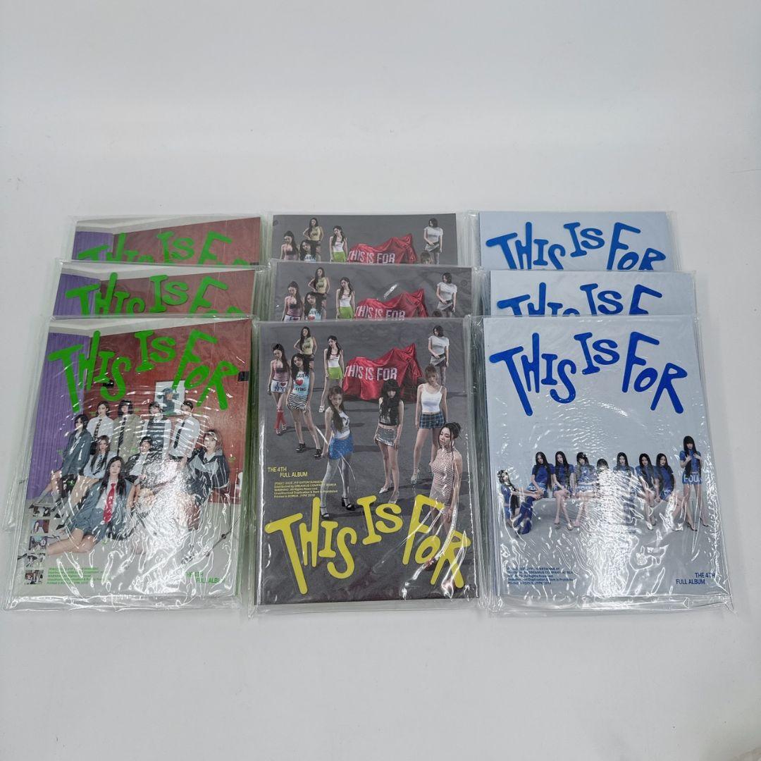 TWICE THIS IS FOR 3形態セット 新品未開封 CD アルバム