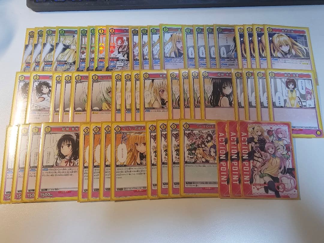 【引退品】ユニオンアリーナ ToLOVEる デッキ3種まとめ売り 美品