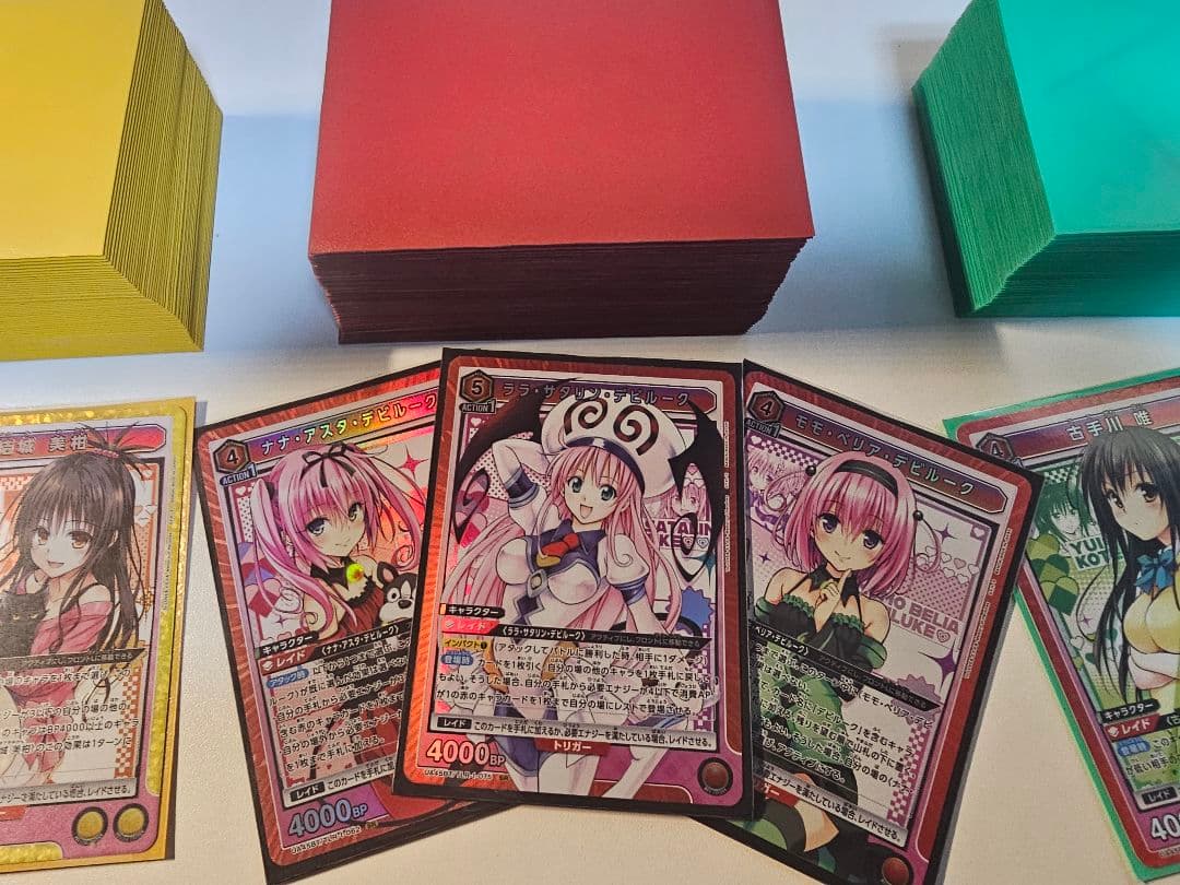 【引退品】ユニオンアリーナ ToLOVEる デッキ3種まとめ売り 美品