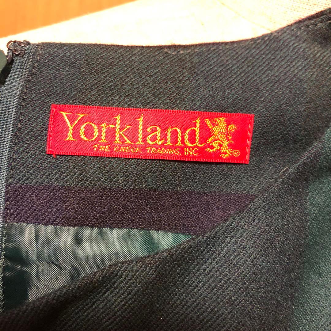 Yorkland ヨークランド　タータンチェックワンピース　美品