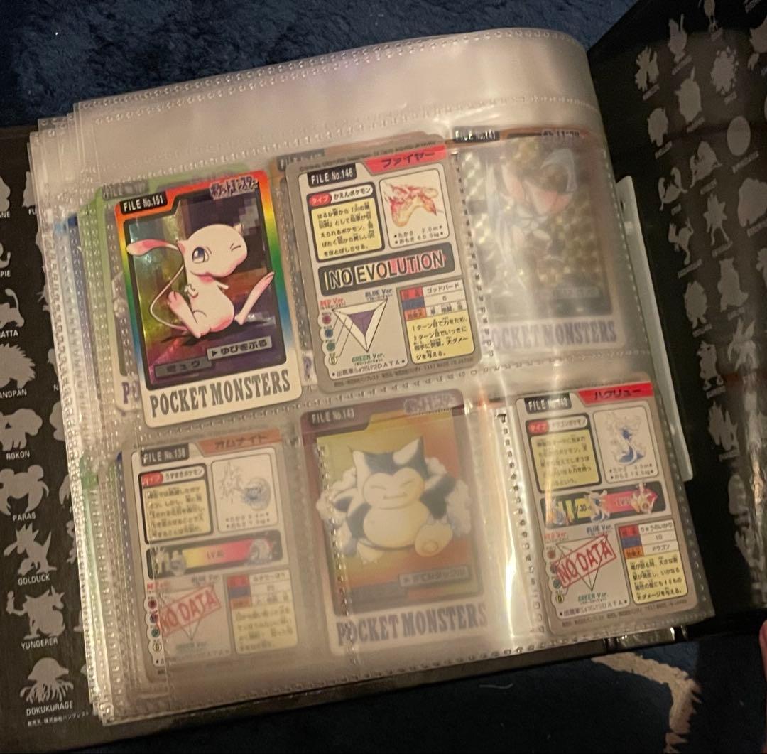 ポケットモンスター　カードダス　ポケモンカードセット　ファイル 99種類