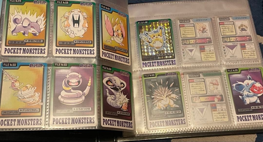 ポケットモンスター　カードダス　ポケモンカードセット　ファイル 99種類