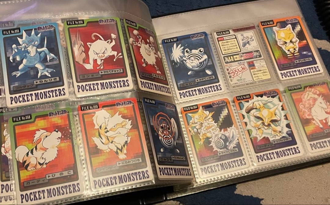ポケットモンスター　カードダス　ポケモンカードセット　ファイル 99種類