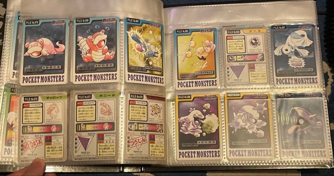 ポケットモンスター　カードダス　ポケモンカードセット　ファイル 99種類