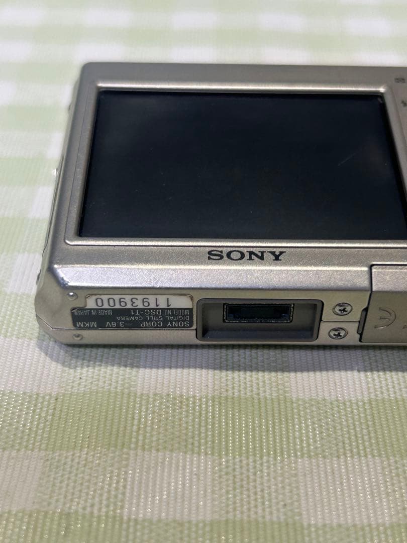 SONY Cyber-shot 5.0メガピクセル デジタルカメラ