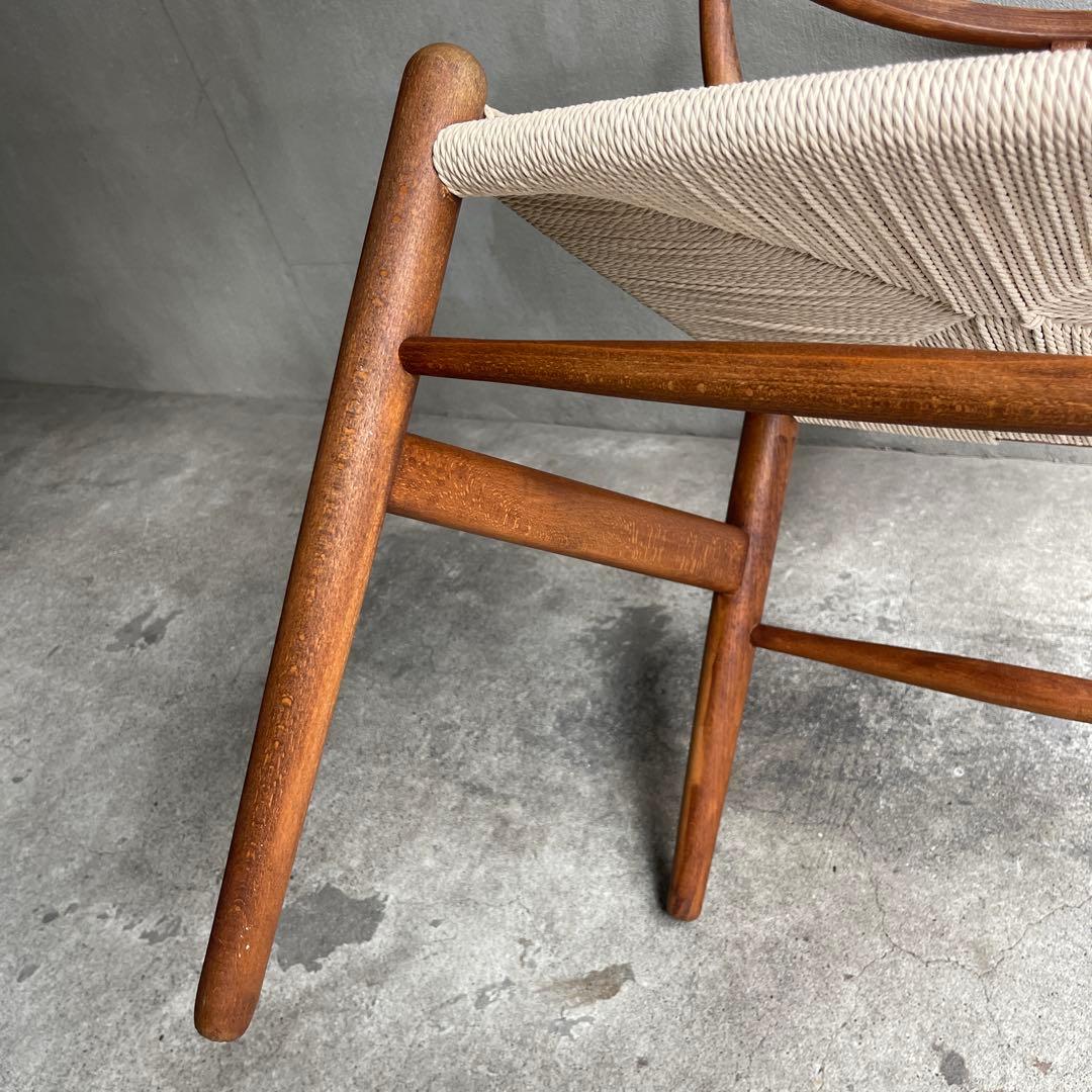 正規品 座面張り替え　70sカールハンセン＆サン CH24 (Yチェア)オーク材