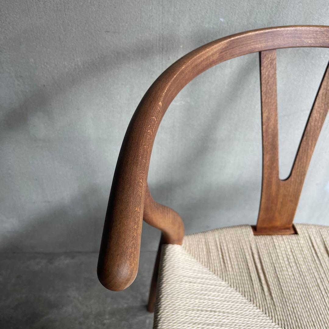 正規品 座面張り替え　70sカールハンセン＆サン CH24 (Yチェア)オーク材