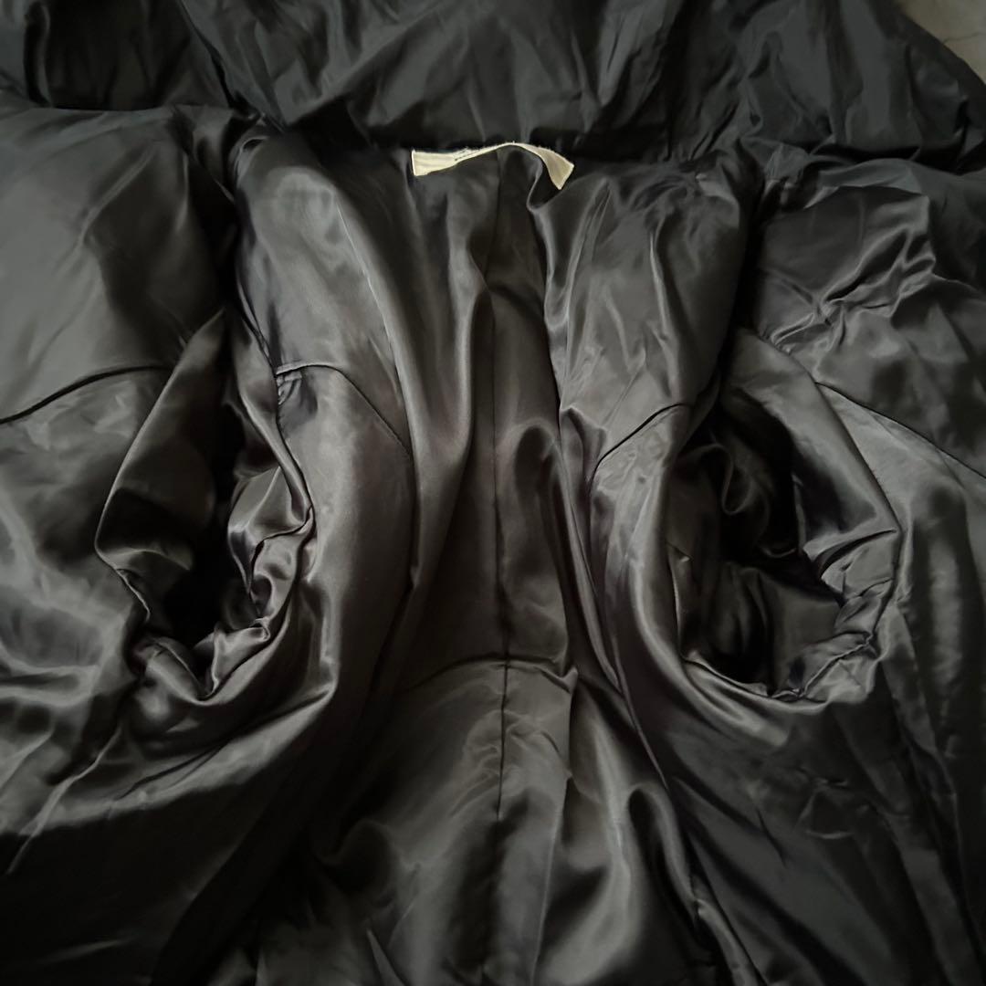 極美品 ピエールカルダン フォックスファー ダウンコート Aライン ベルト 黒