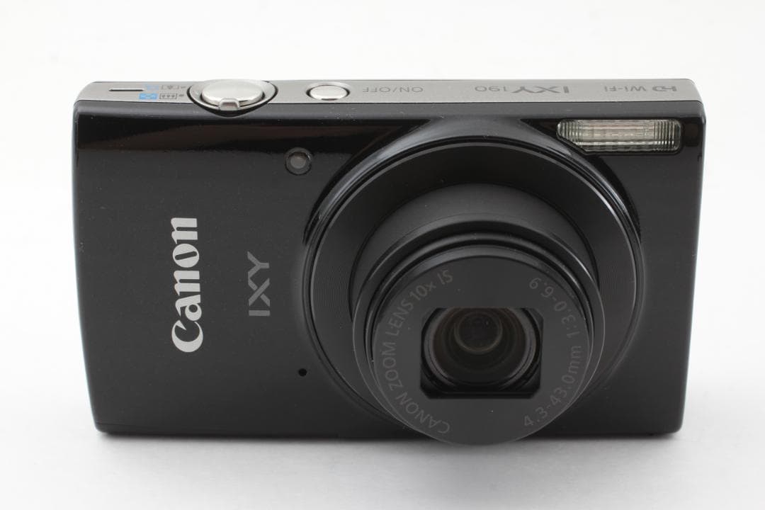 美品 Canon IXY 190 ブラック コンパクトデジタルカメラ セット