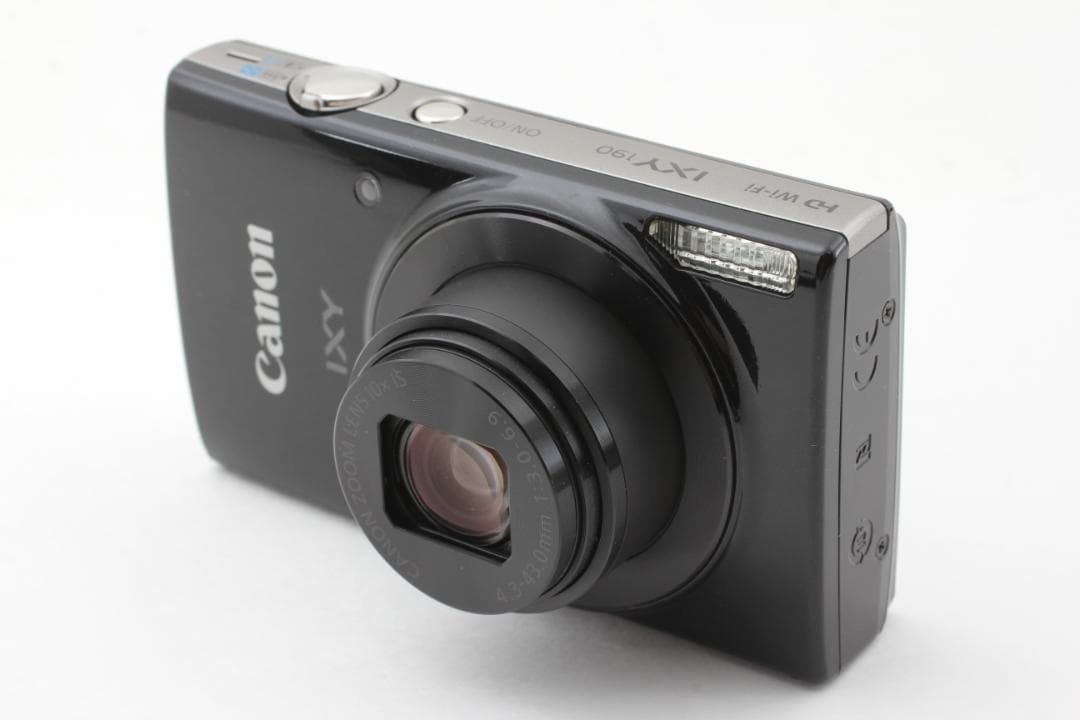 美品 Canon IXY 190 ブラック コンパクトデジタルカメラ セット