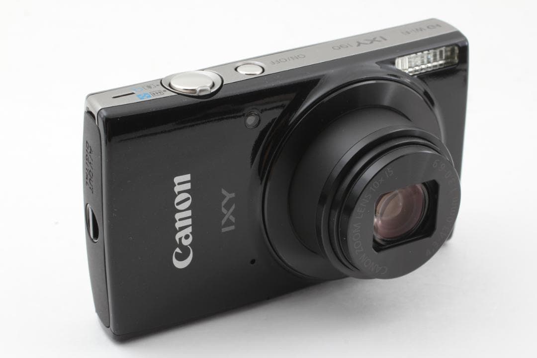 美品 Canon IXY 190 ブラック コンパクトデジタルカメラ セット
