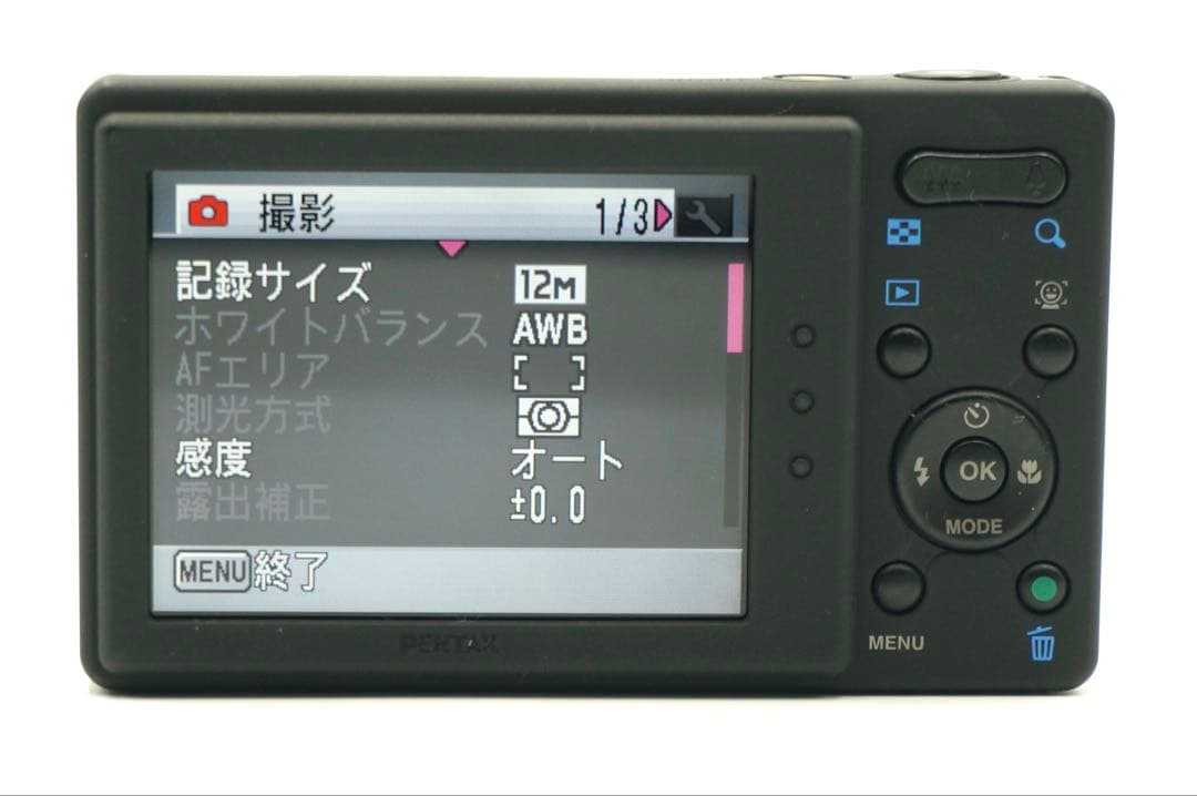 【動作確認済み】PENTAX Optio H90