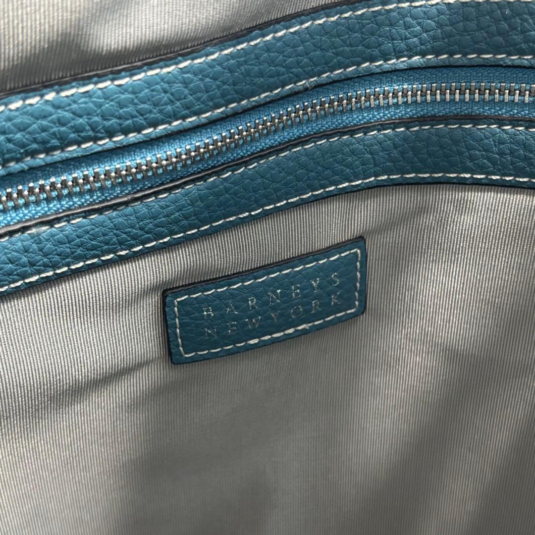 【AMEX別注】BARNEYS NEWYORK トートバッグ レザー ブルー