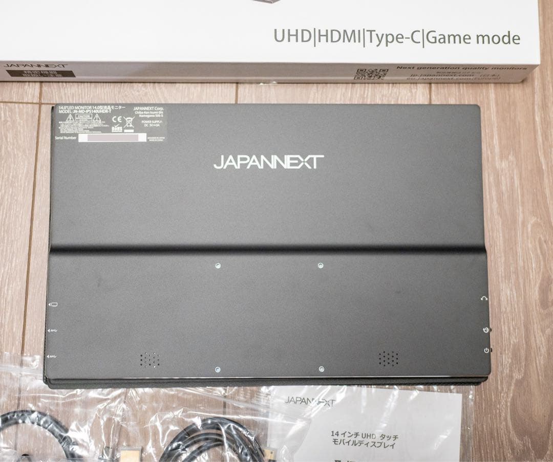 4K 14インチ タッチパネル JN-MD-IPS140UHDR-T