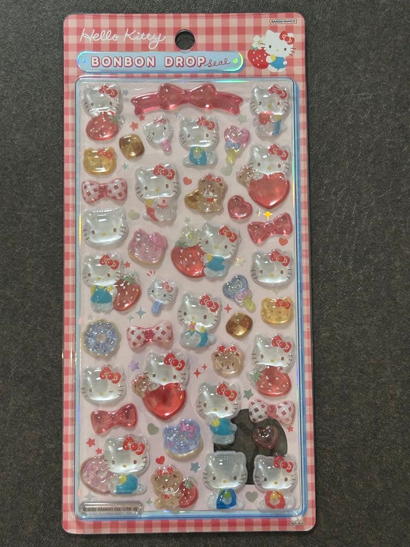 【正規品】サンリオボンボンドロップシール第2弾8枚セット