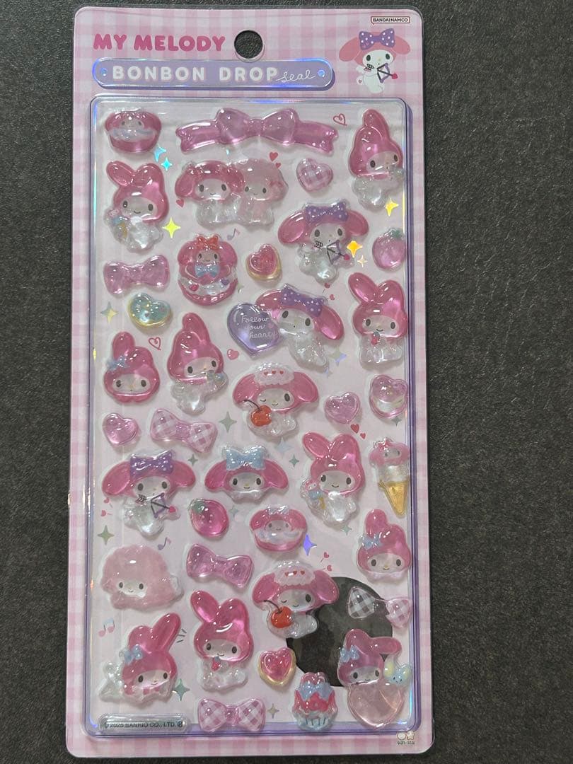 【正規品】サンリオボンボンドロップシール第2弾8枚セット