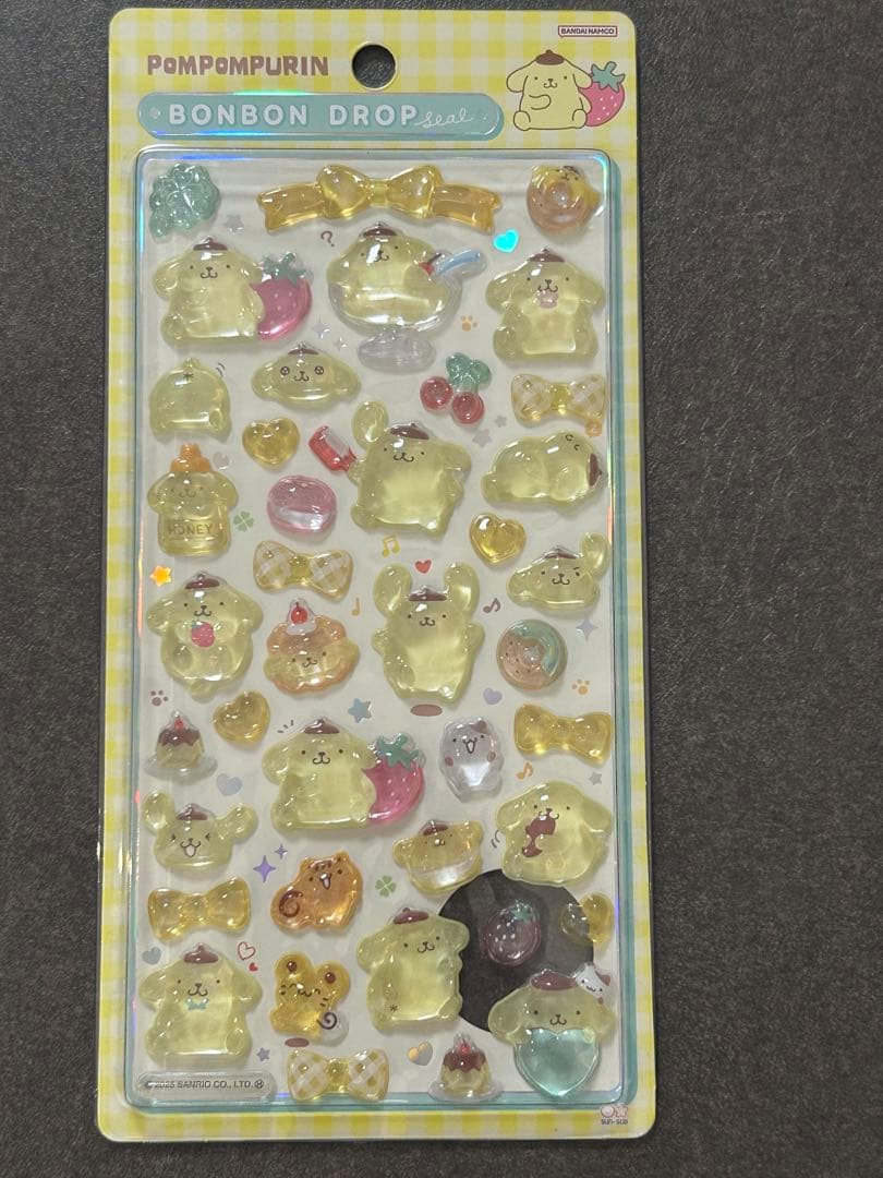 【正規品】サンリオボンボンドロップシール第2弾8枚セット