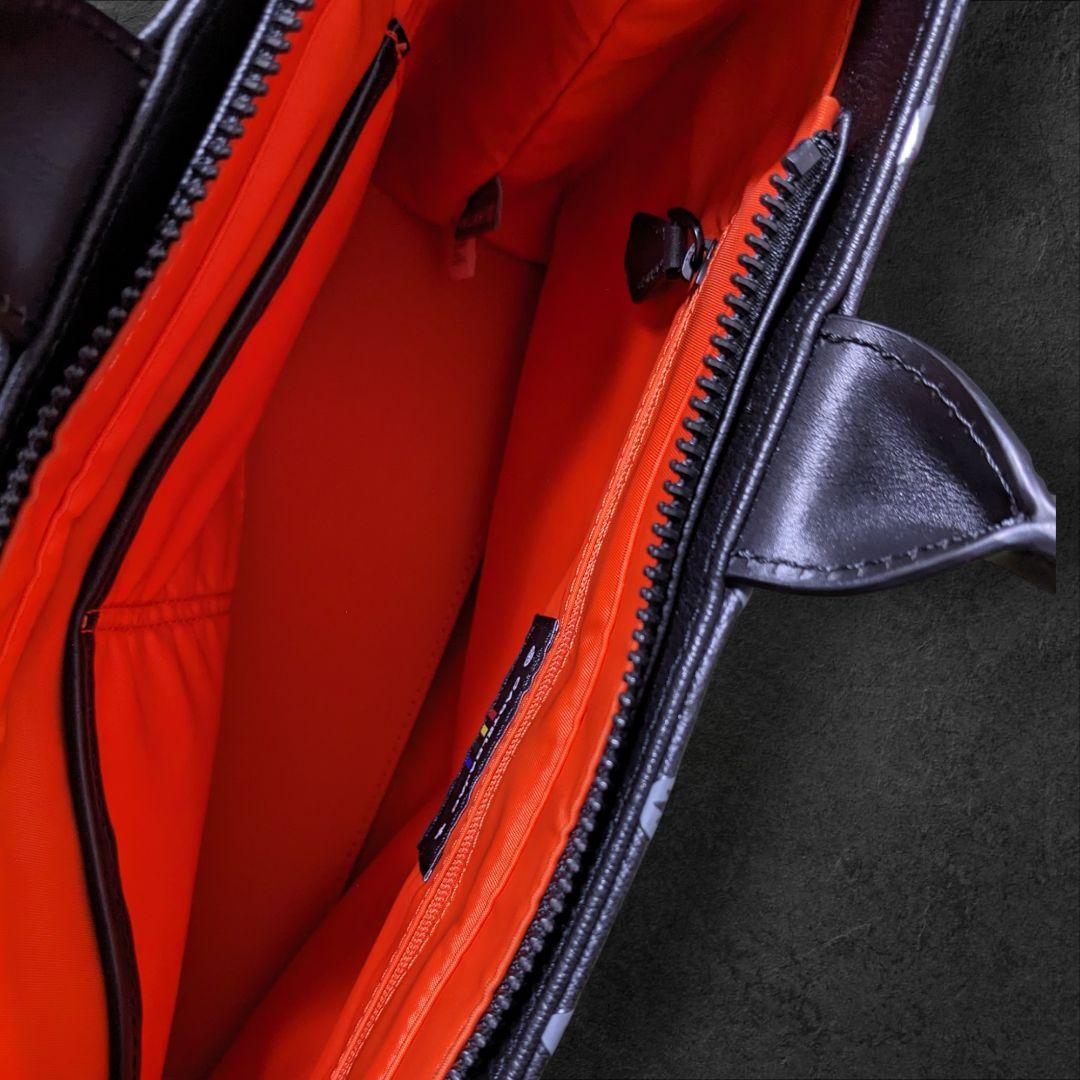 未使用級 カステルバジャック ヤリス ハンドバッグ ミニ レザー ブラック