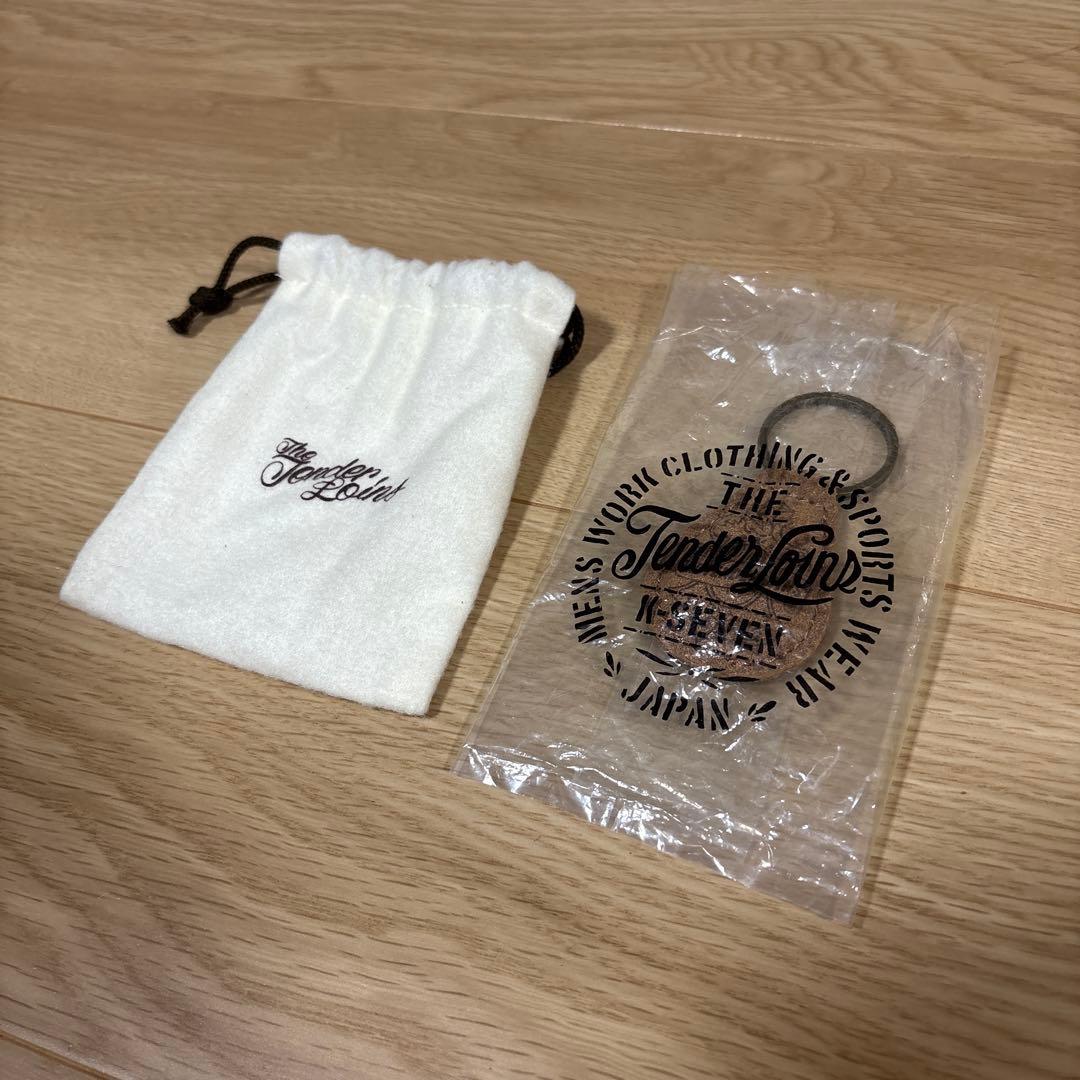 ル*ル様 テンダーロイン　キーホルダー　ベージュ　スエード　廃盤　新品未使用　付