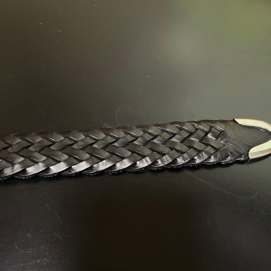 m*u様 J&M davidsonメッシュベルト ブラック 34 85