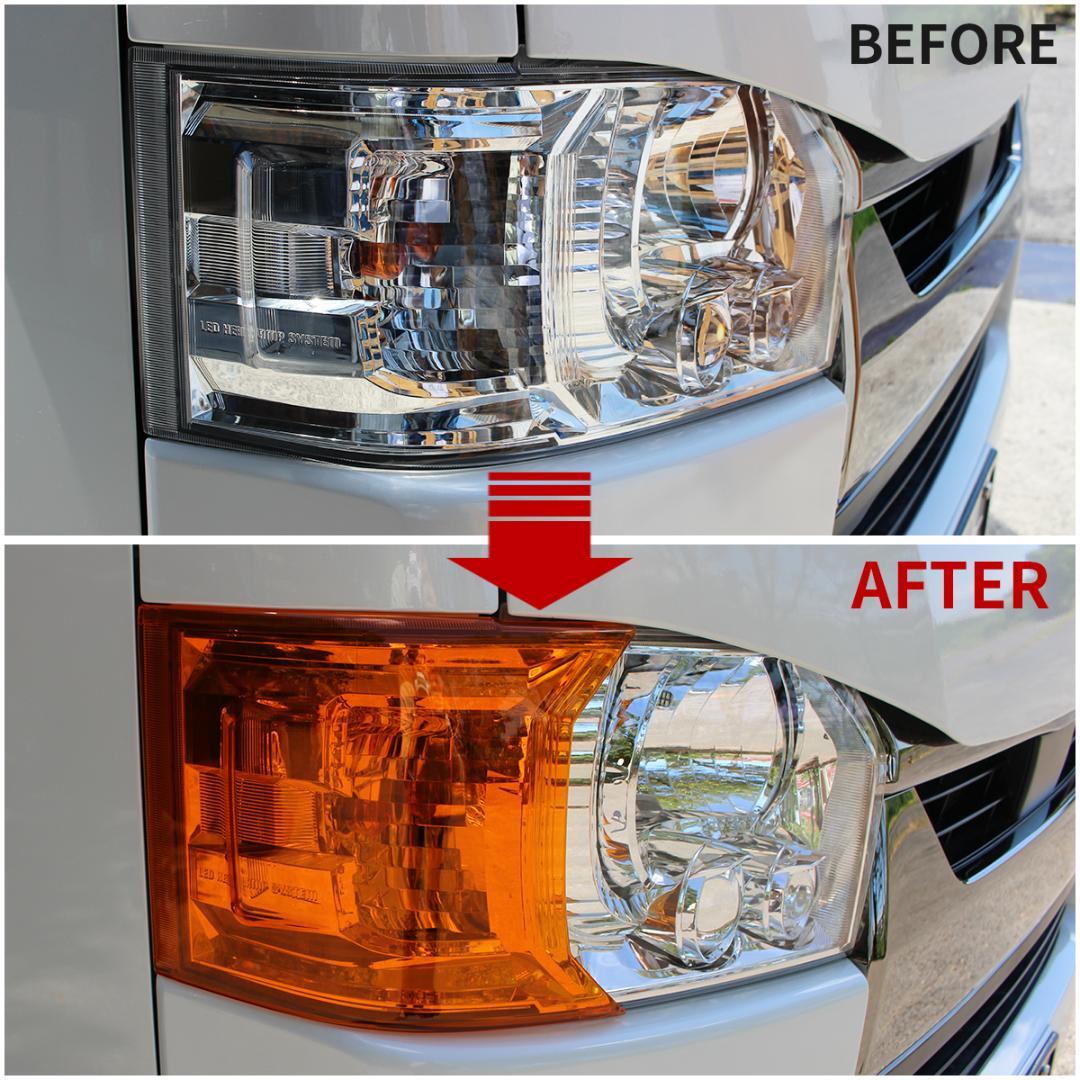 ハイエース コーナーレンズ カバー ヘッドライトカバー コーナーレンズカバー