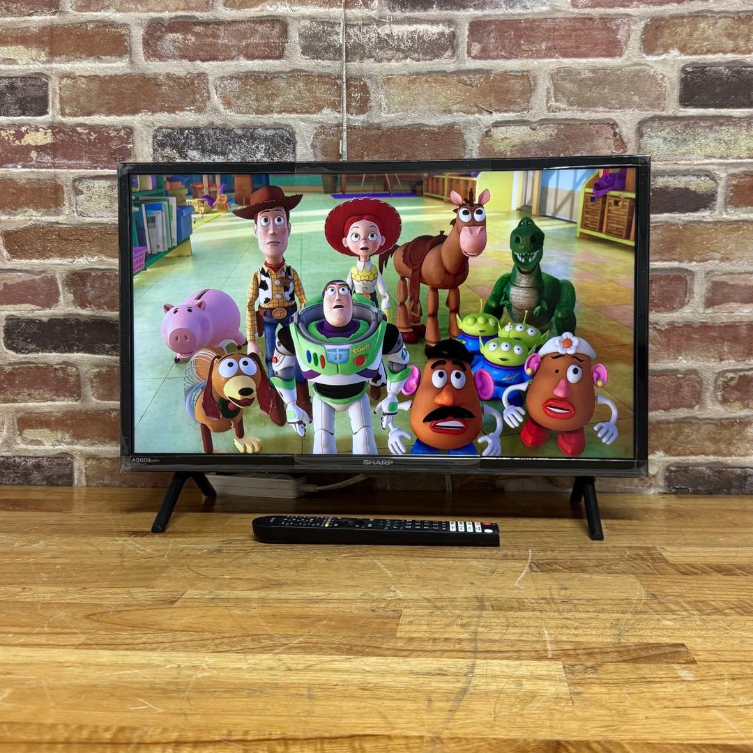 2024年製！ シャープ 24V型 液晶テレビ 2T-C24EF1 動画アプリ○