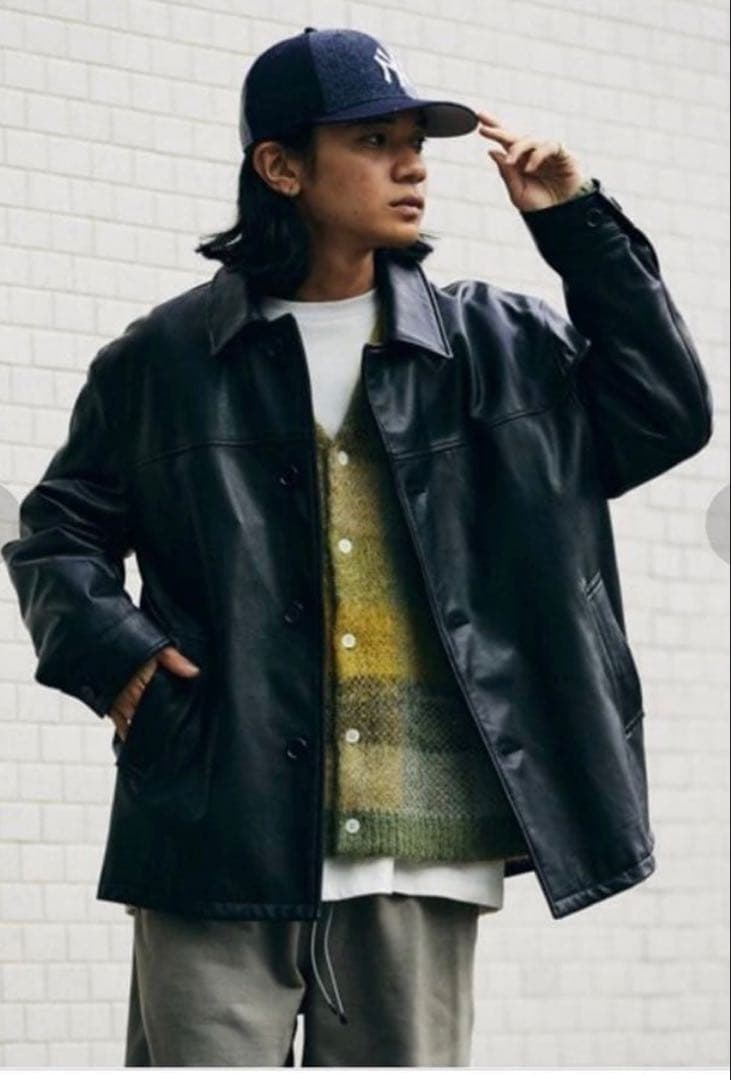 JOURNAL STANDARD ゴートレザーカーコート Mサイズ