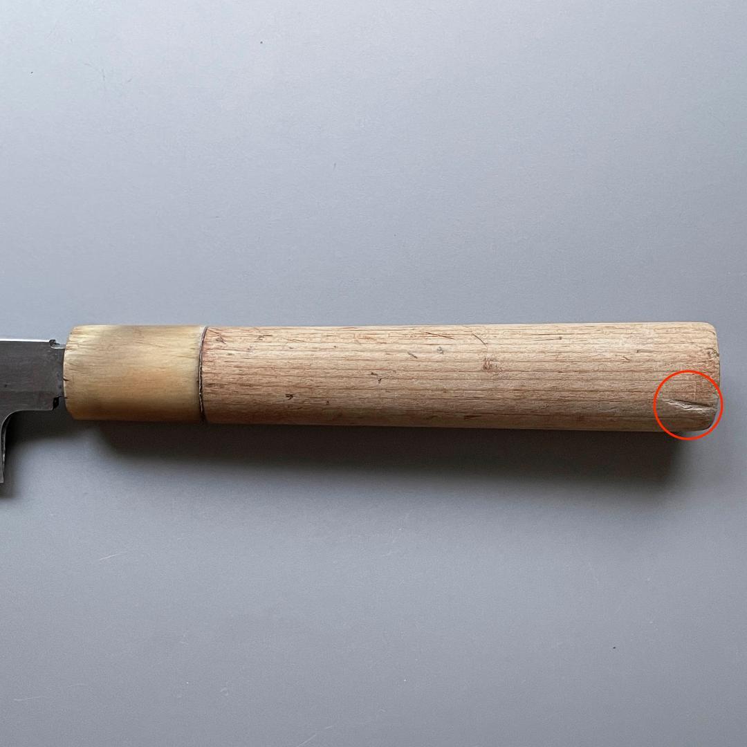 正本 柳刃包丁 一尺（30cm）白水牛柄