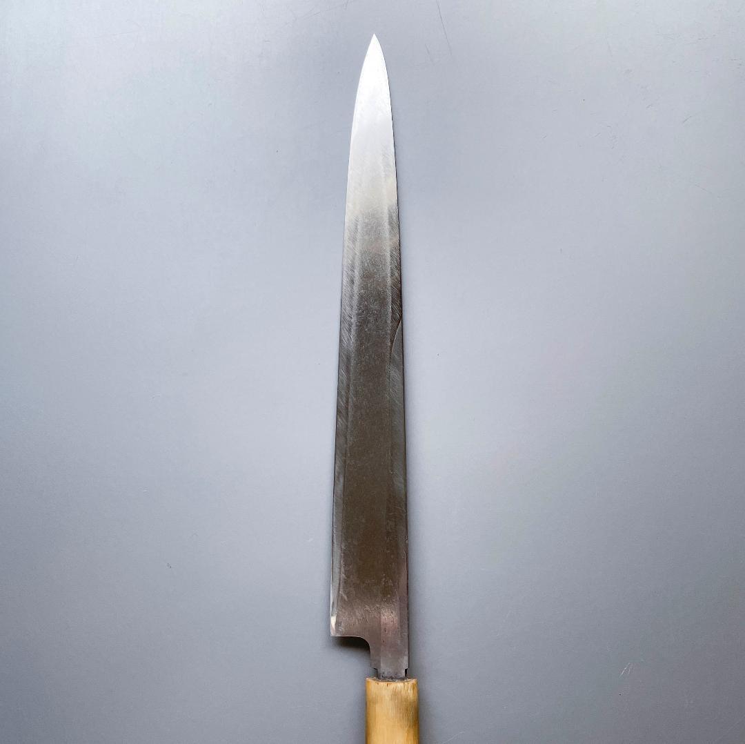 正本 柳刃包丁 一尺（30cm）白水牛柄