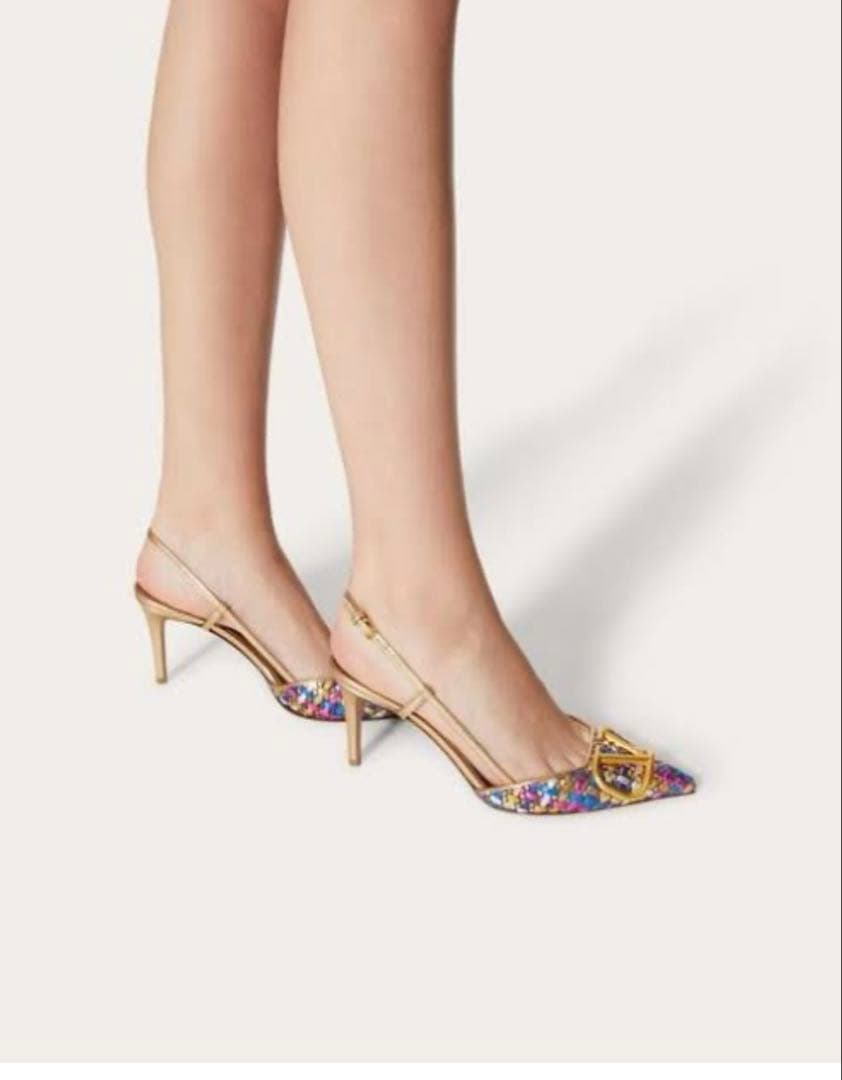 激レア限定ヴァレンティノValentino パンプスSlingback Pump