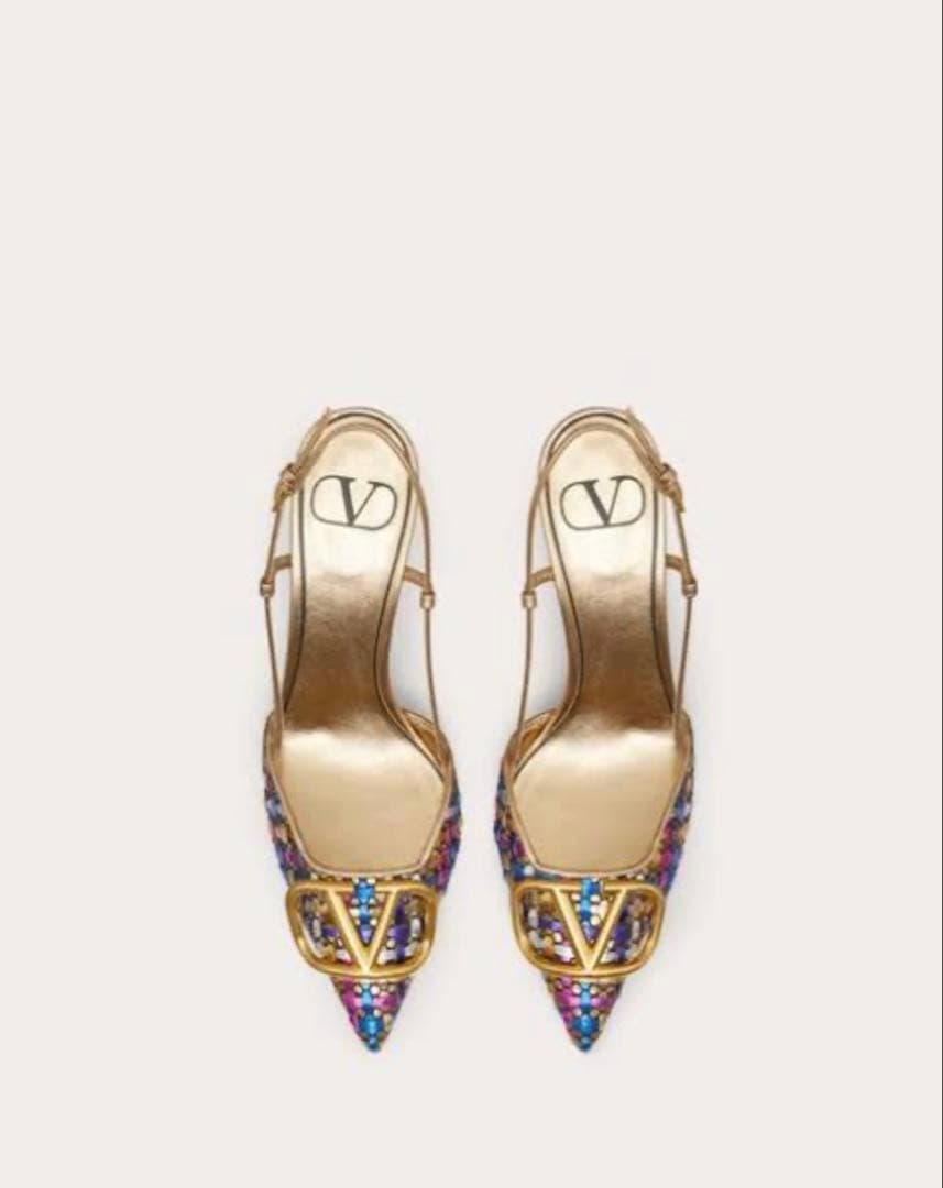 激レア限定ヴァレンティノValentino パンプスSlingback Pump