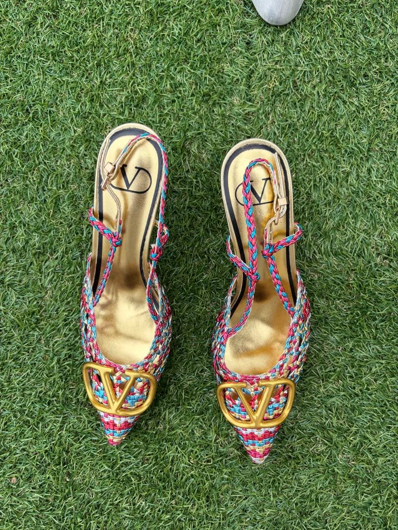 激レア限定ヴァレンティノValentino パンプスSlingback Pump