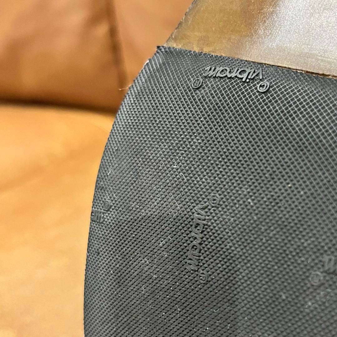 【はな】本革レザー ファビオルスコーニ エンジニアブーツ 24.0 黒