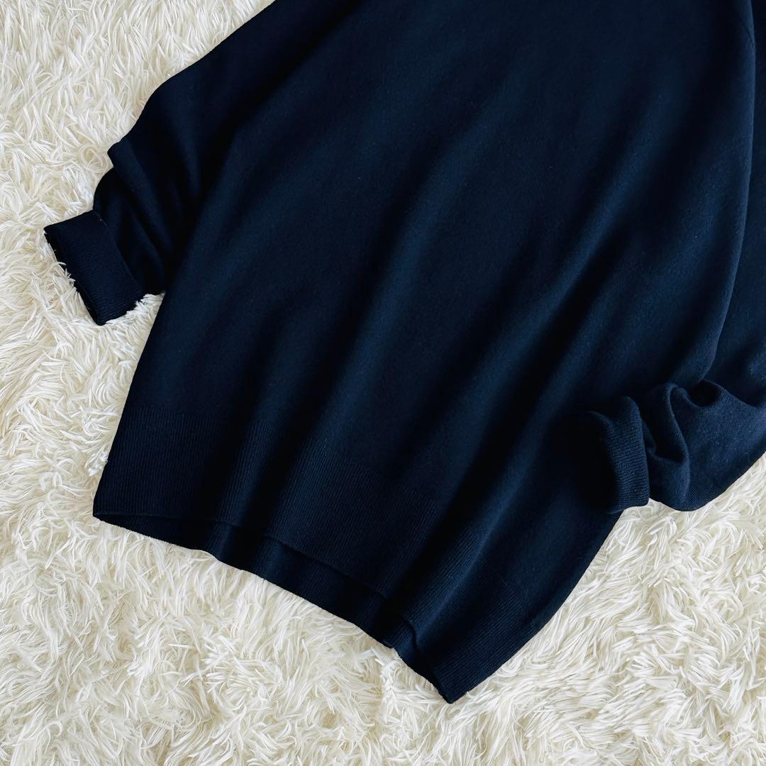 【ほぼ未使用✨】ドゥーズィエムクラス　CAPRIクルーネック ニット ネイビー