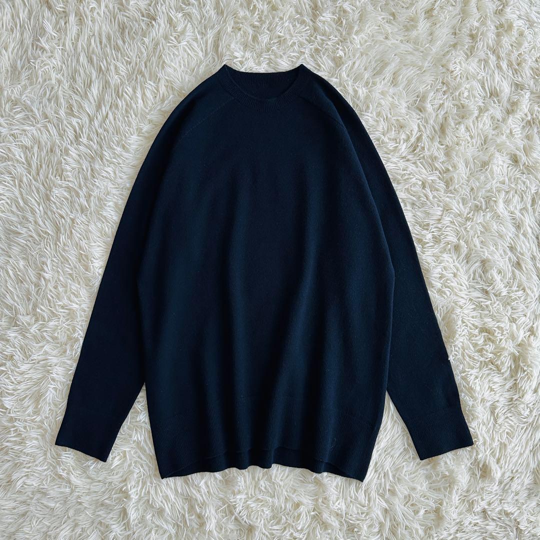 【ほぼ未使用✨】ドゥーズィエムクラス　CAPRIクルーネック ニット ネイビー