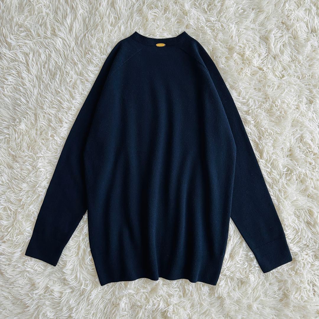 【ほぼ未使用✨】ドゥーズィエムクラス　CAPRIクルーネック ニット ネイビー