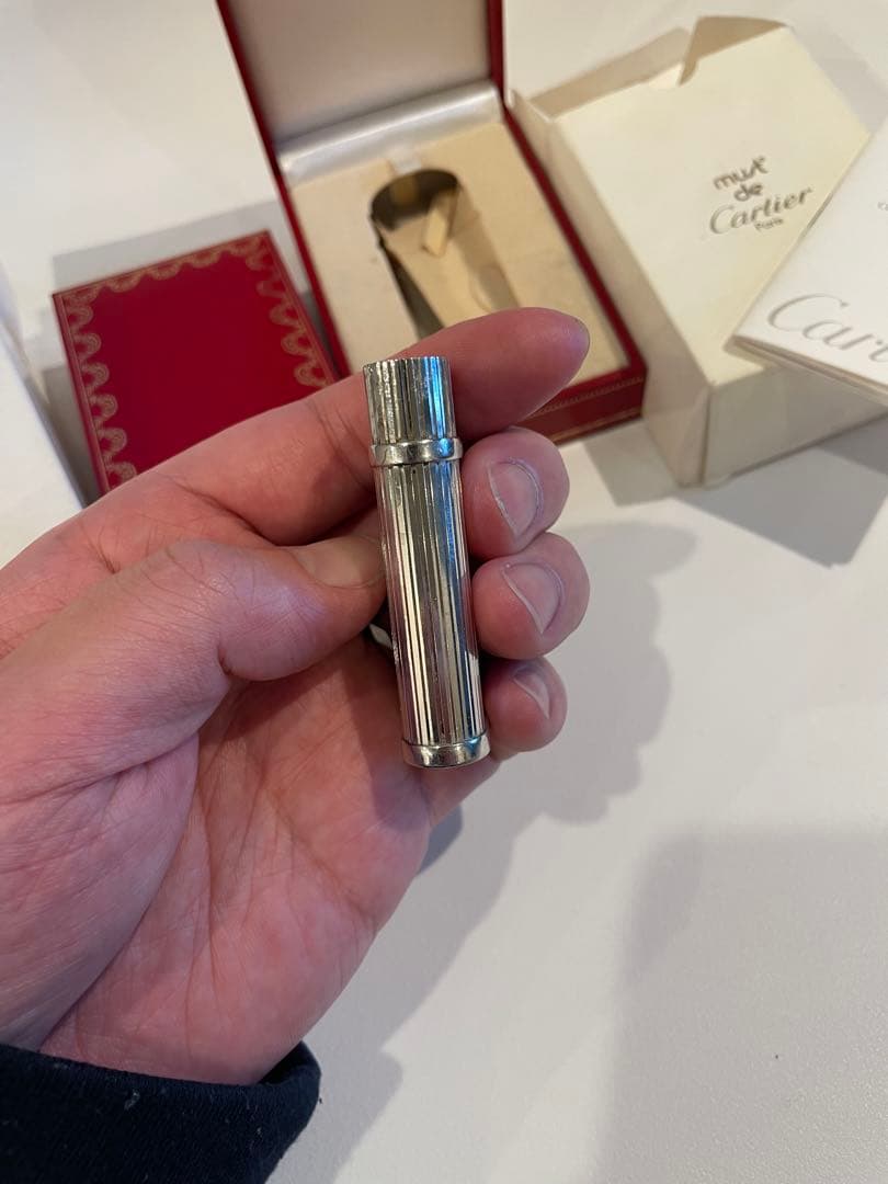 希少カルティエ Cartier ゴドロン ガスライター ヴィンテージ CPCP