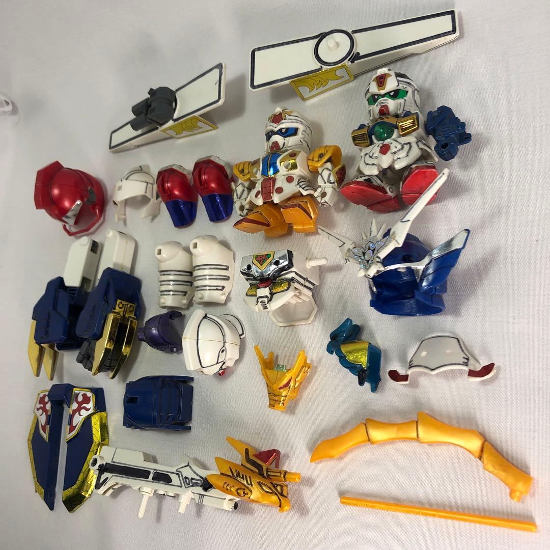 【当時品】SDガンダムBB戦士 超機動大将軍の輝羅鋼＋ジャンク部品