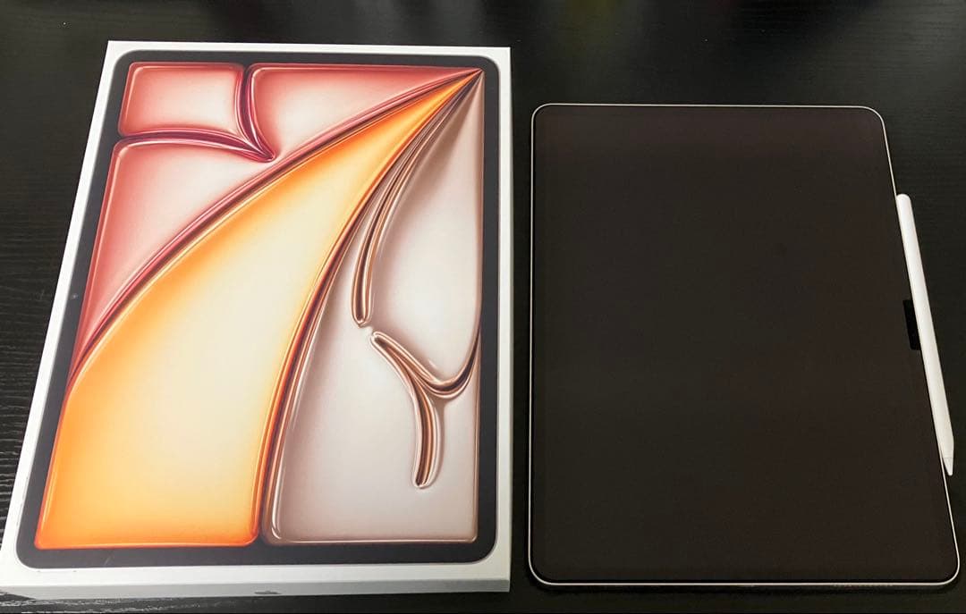 【極美品】iPad Air 13インチ M3 Pencil Pro,ケース