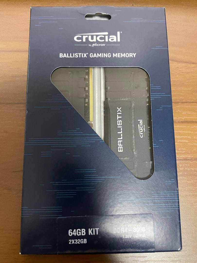 Crucial Ballistix DDR4-3600 64GB（32GBx2）