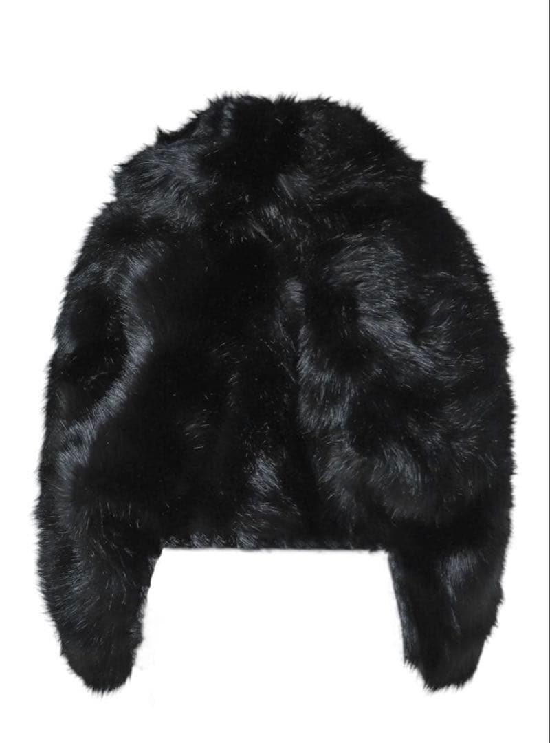 ジャケット・アウター entire studios VICINITY FUR CROP BLACK S