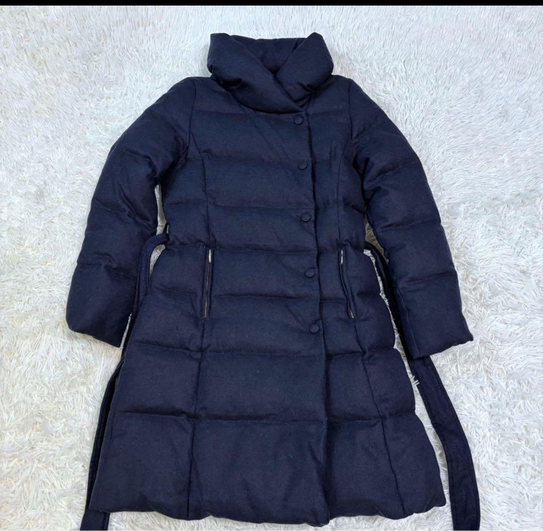 ships ダウンコート　シルク　カシミヤ