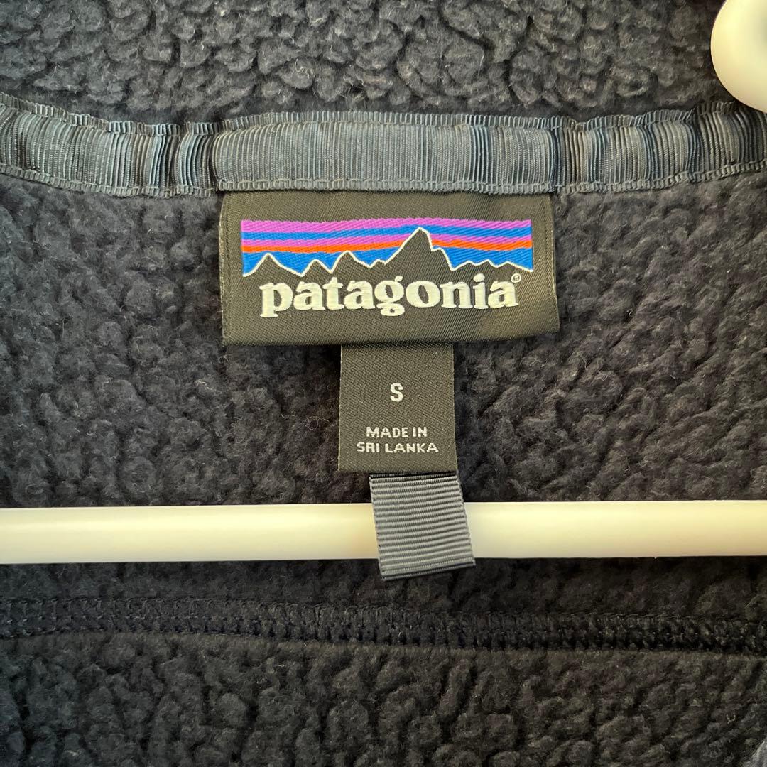 Patagonia レトロ パイル ベスト ネイビー S